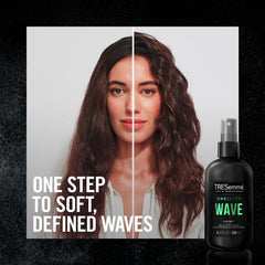 TRESemmé mist with heat protection during styling sessions