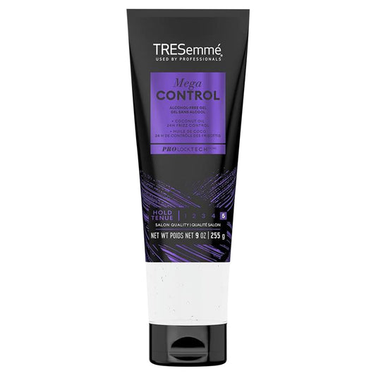 TRESemmé Mega Sculpt Gel bottle for defined styling
