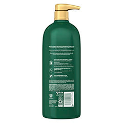 Back label view of TRESemmé bottle highlighting sulfate-free formula