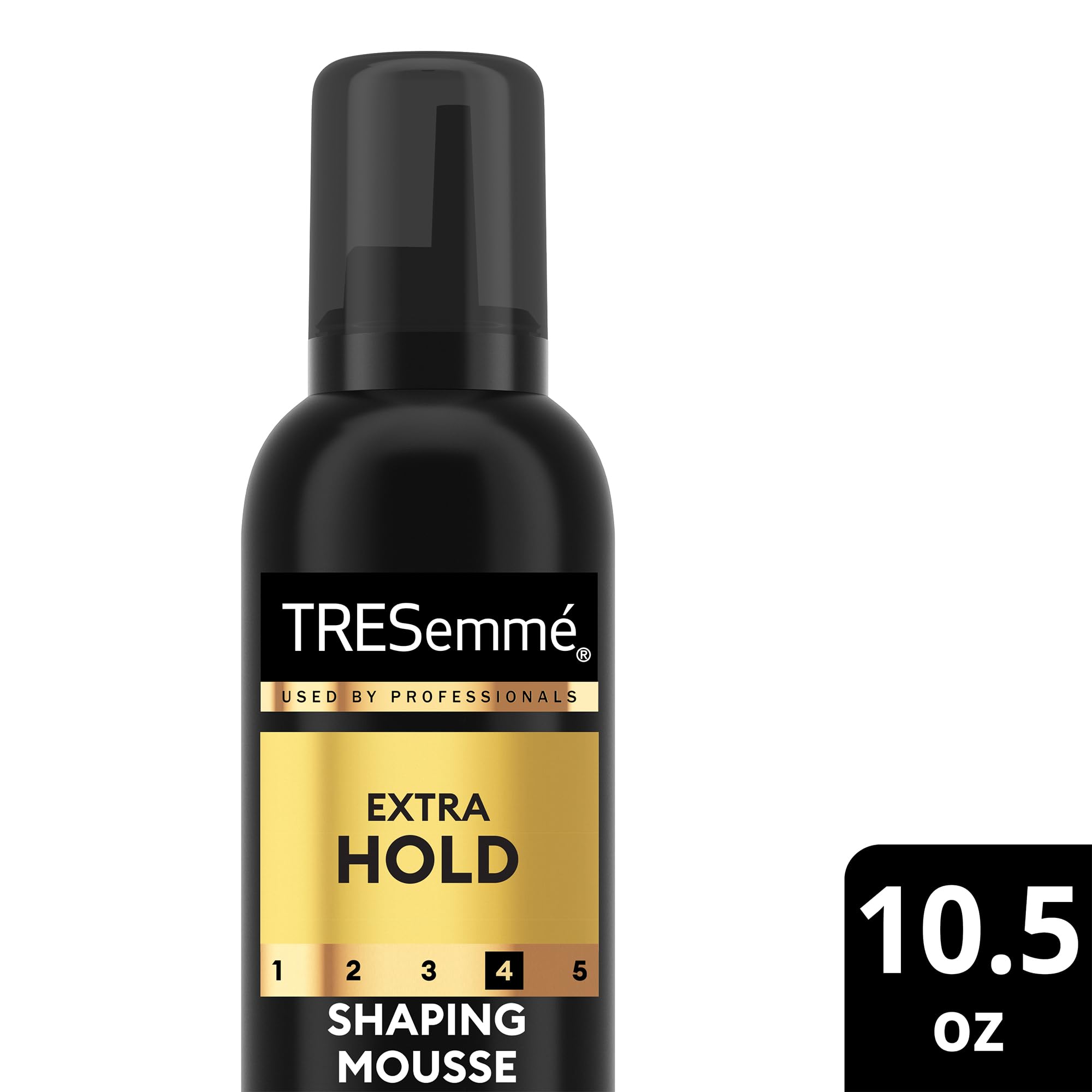 Cruelty-free TRESemmé packaging on display.