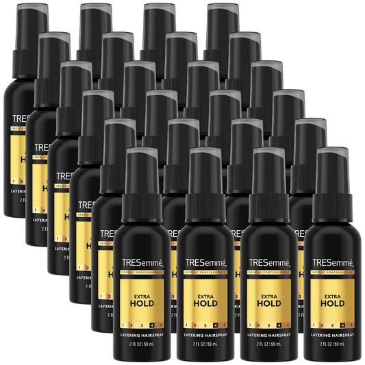 TRESemmé Travel Hairspray 24-pack overview with on-the-go hold.