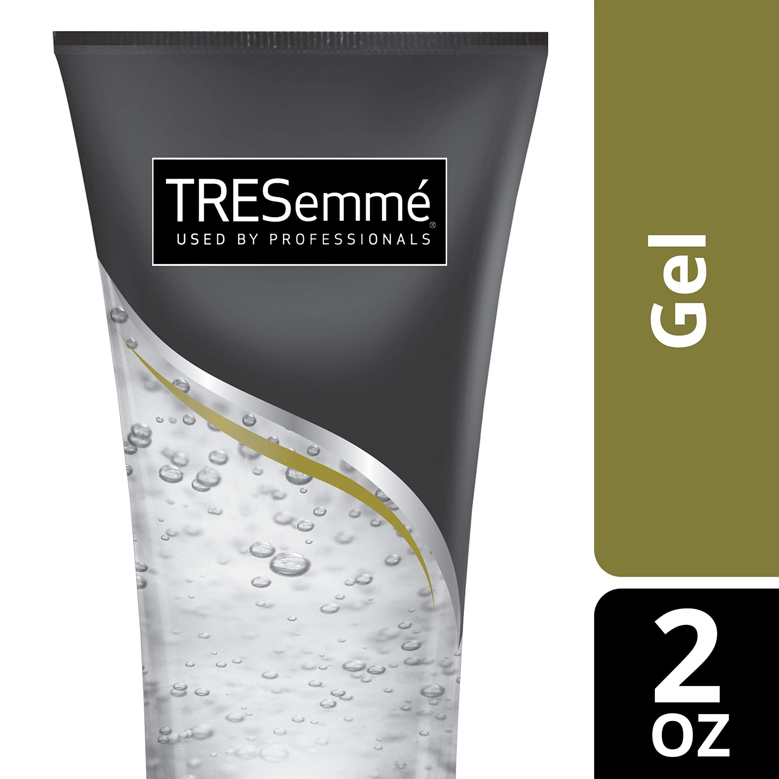 TRESemmé Tres Gel Extra Firm Control pack image showing three 2 oz tubes for travel.