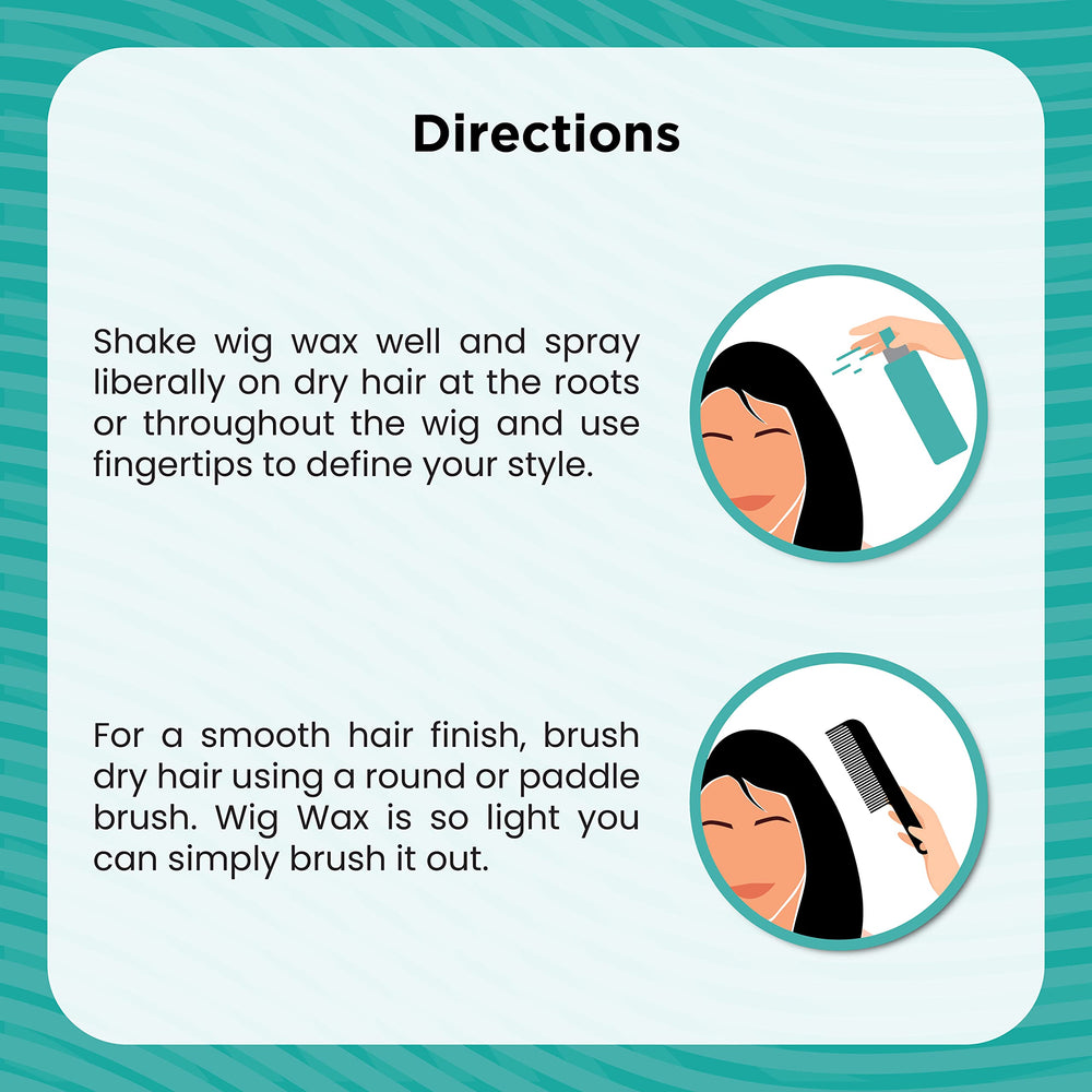 Tressallure TressTech wig wax brush-out for a smooth finish