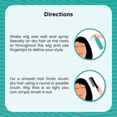 Tressallure TressTech wig wax brush-out for a smooth finish