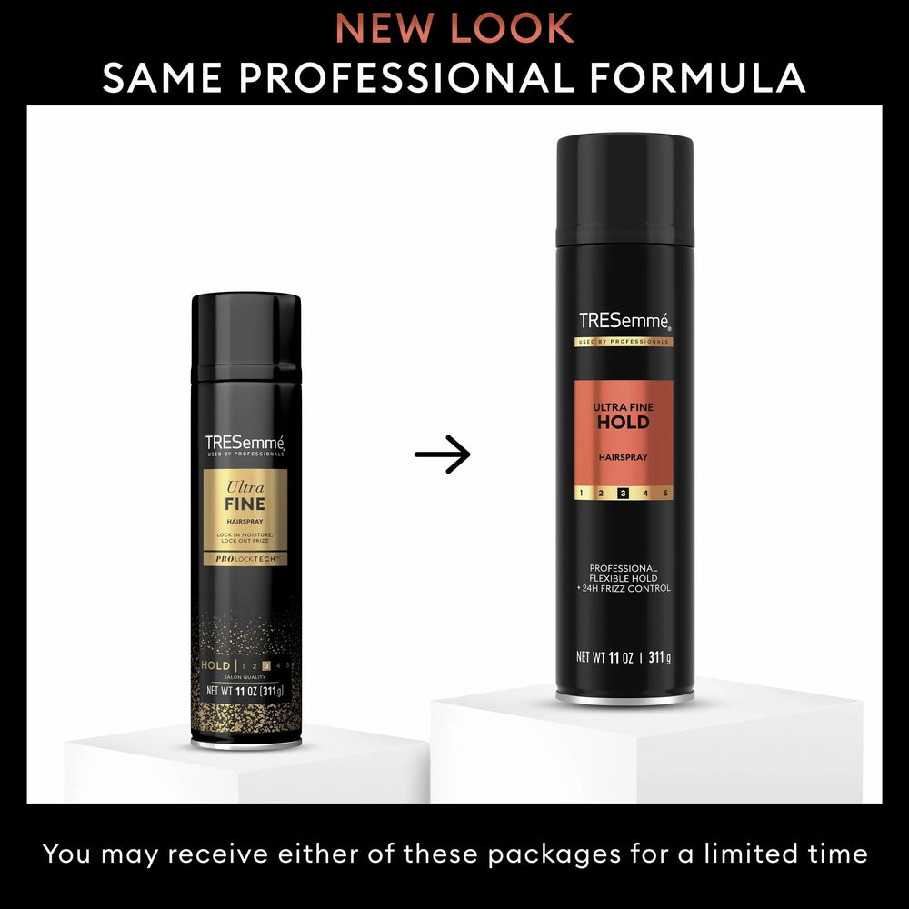 Pro Lock Tech hairspray formula provides flexible, touchable hold.