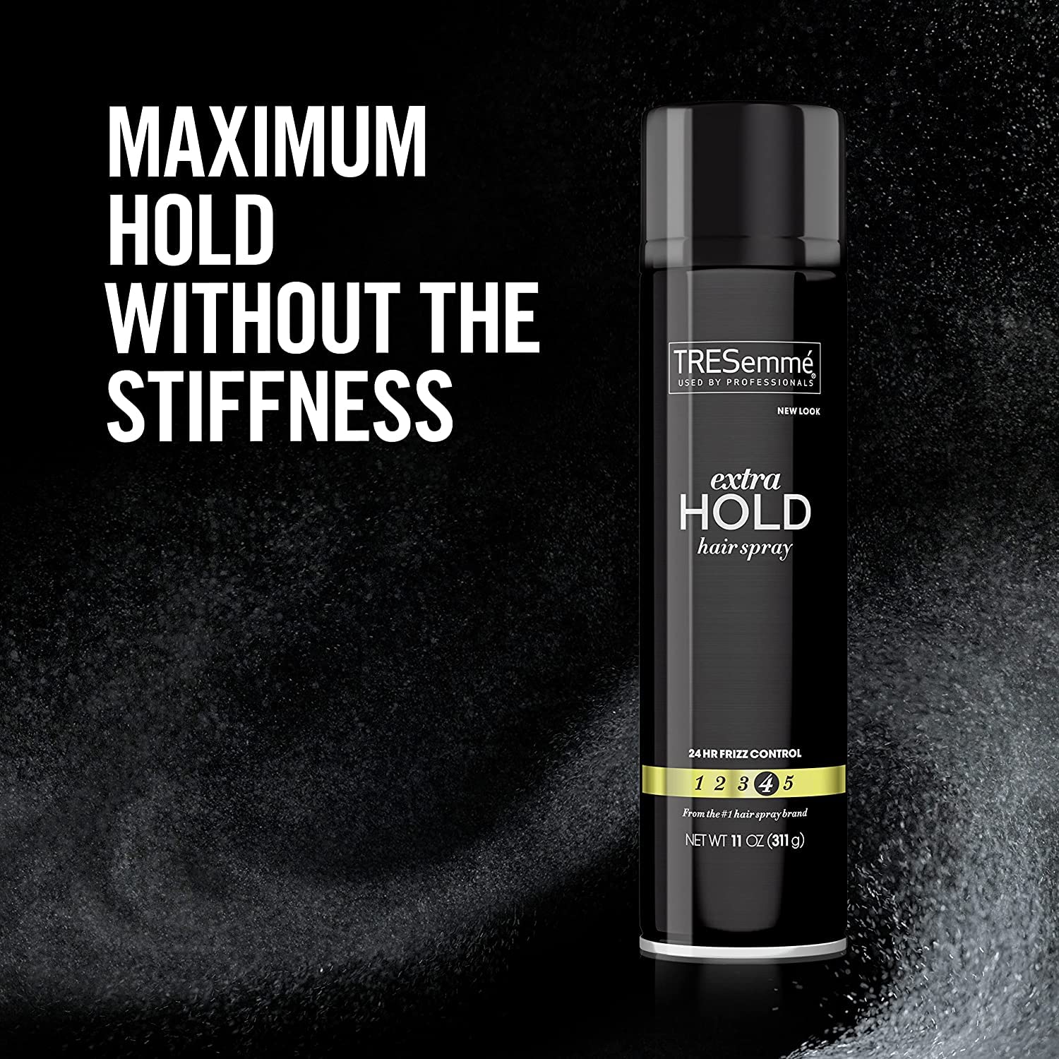 TRESemmé Level Four provides humidity defense to control frizz.
