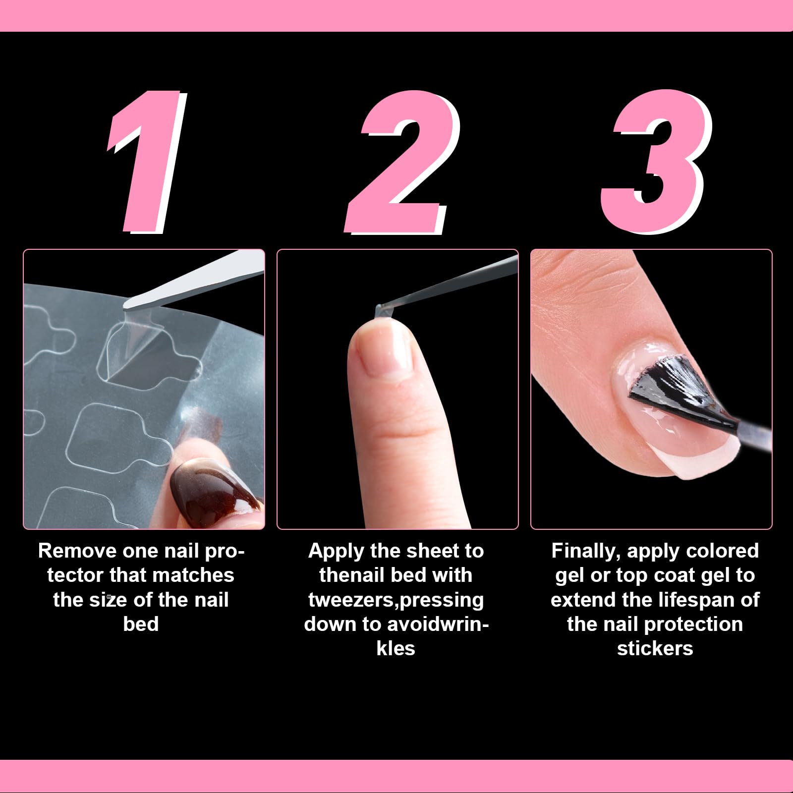 TRESSON Nail Repair Patches invisible design for daily wear.