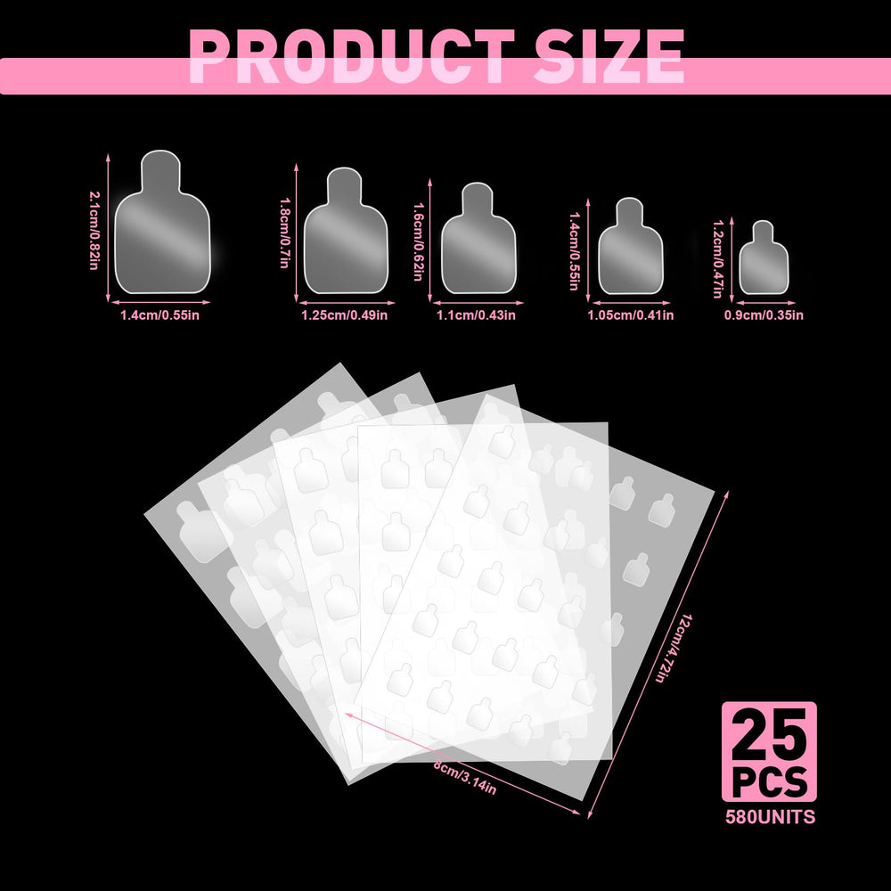 TRESSON Nail Repair Patches show size variety for fit.