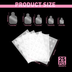 TRESSON Nail Repair Patches show size variety for fit.