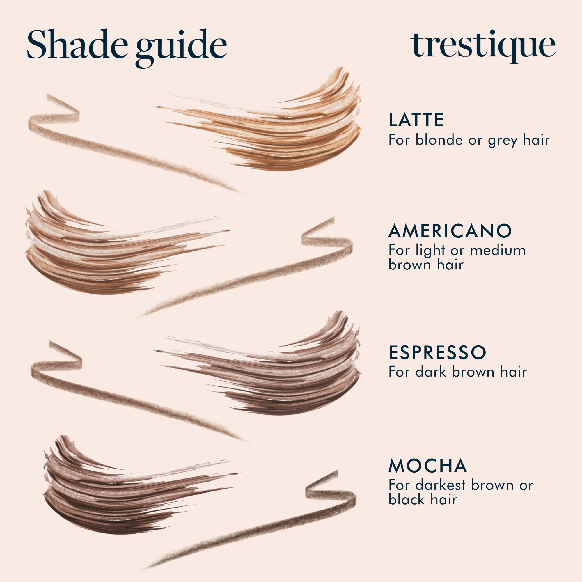 TRE'STIQUE Brow Gel with two brush sides to set and tint brows.