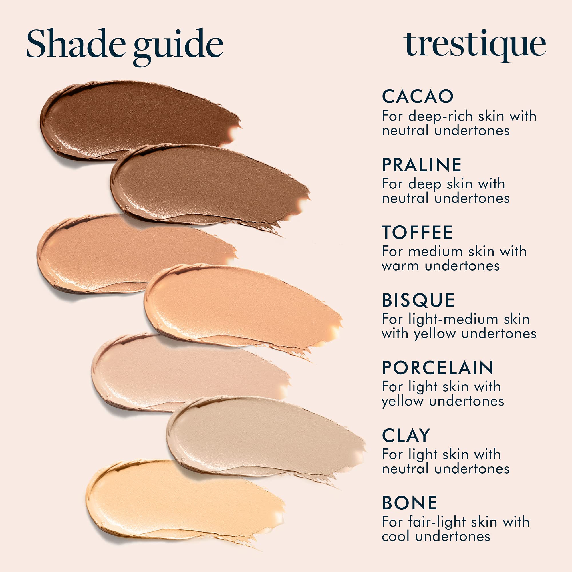 TRE'STIQUE Concealer Crayon blending sponge ensures smooth application without caking.