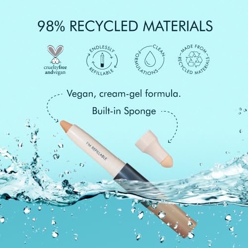 TRE'STIQUE Concealer Crayon zero-waste system makes refills easy while reducing waste.