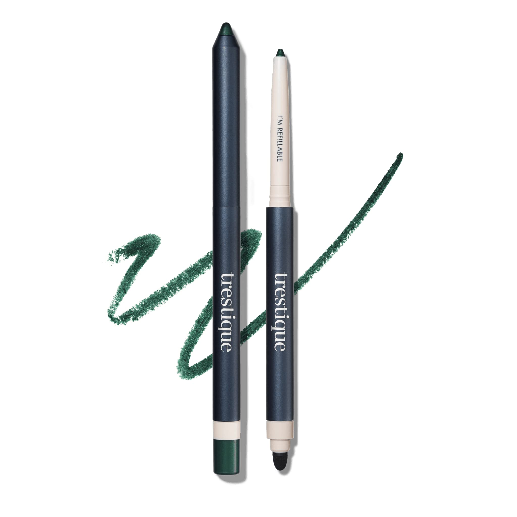 TRE'STIQUE Eyeliner with built-in smudger offers smooth blending and soft definition.