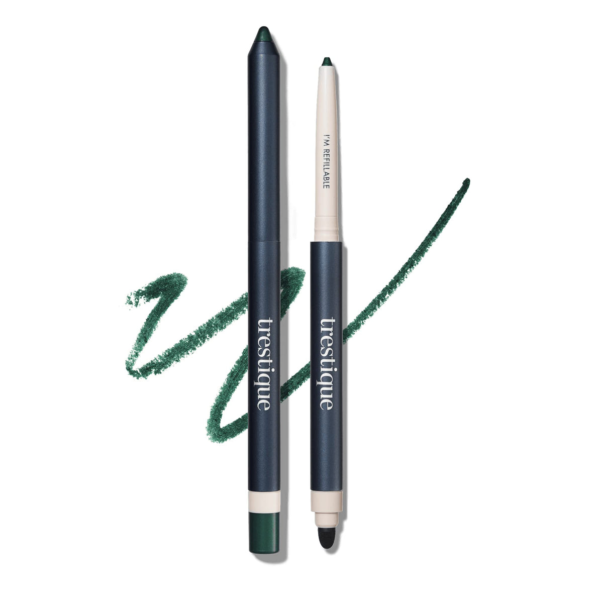 TRE'STIQUE Eyeliner with built-in smudger offers smooth blending and soft definition.