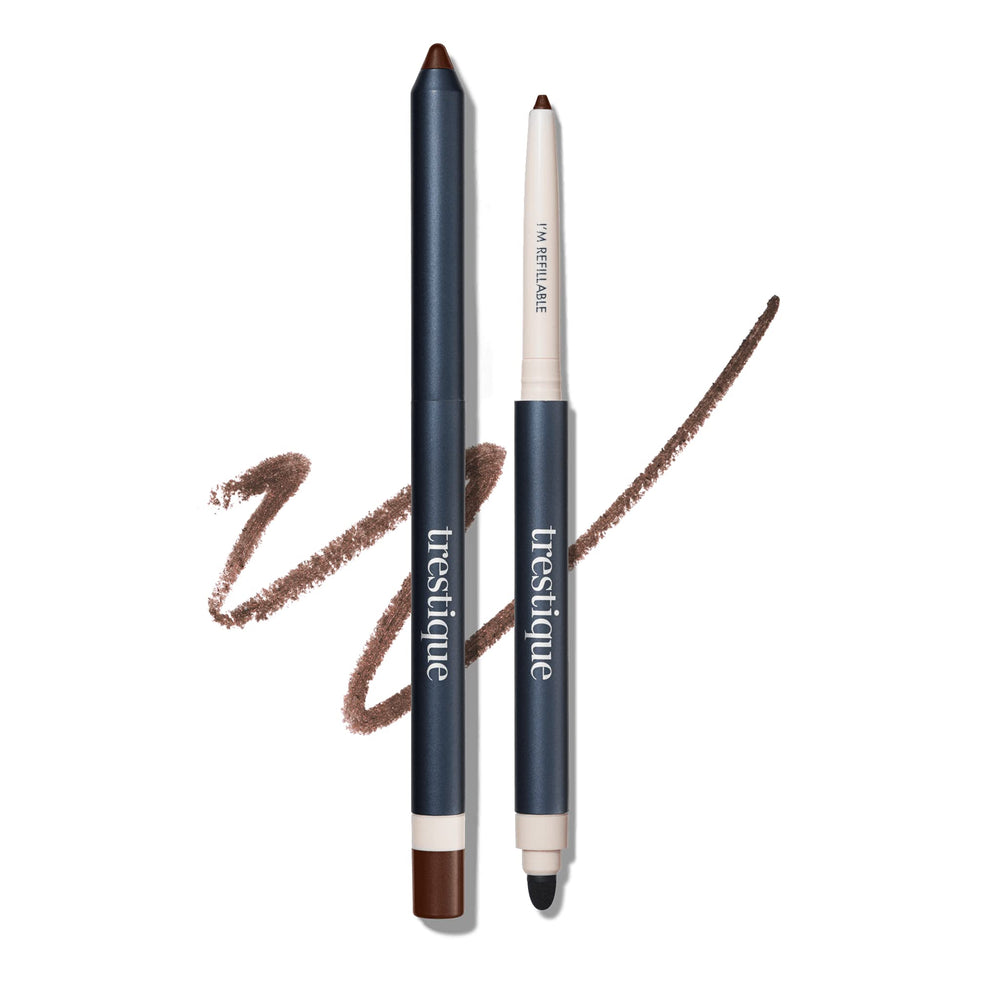 TRE'STIQUE Eyeliner pencil tip close-up for precise definition and smooth glide.