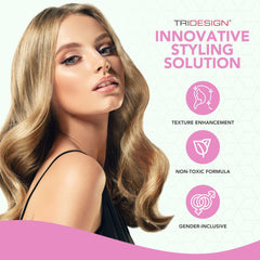 TRI Design Aerogel spray finish highlights a clean, shiny result without stiffness.
