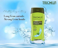 TRICHUP paraben-free formula without sulfates keeps hair gentle