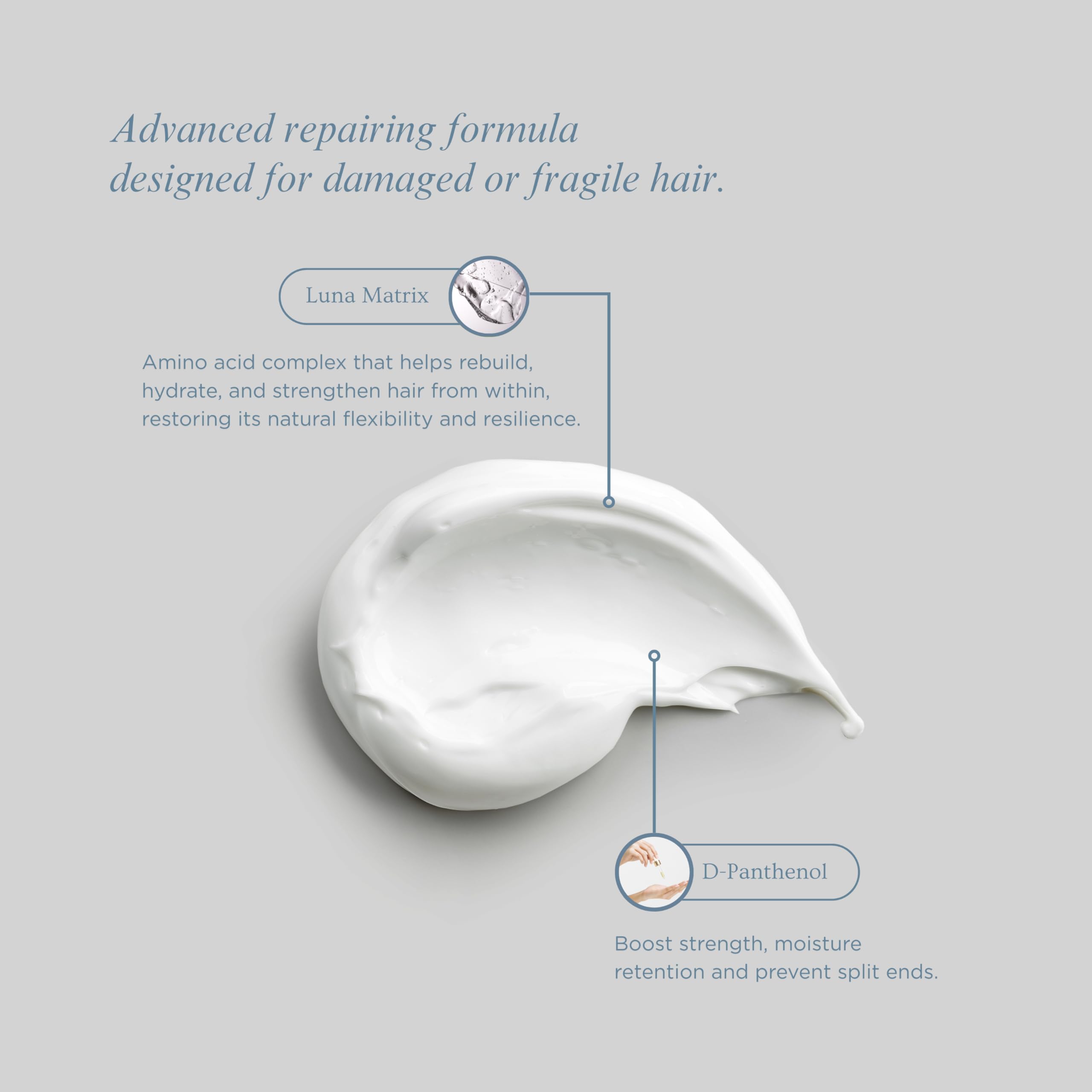 Hair strands look smoother after Revita+ use with added shine