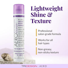 Travel-friendly two-pack preserves volume on the go.