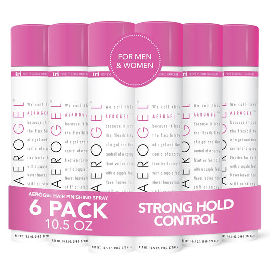 TRIDESIGN Aerogel Hairspray — strong hold keeps your style all day without stiffness.