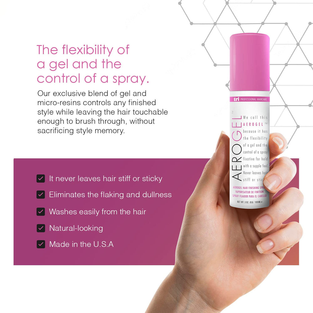 TRIDESIGN Aerogel compact travel pack ideal for on-the-go styling.
