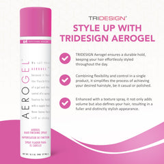 TRIDESIGN Aerogel Hairspray mist ready for voluminous styling