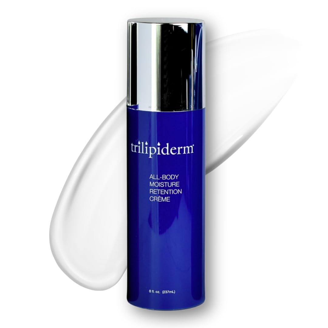 Trilipiderm All-Body Moisture Retention Crème bottle front view for lightweight hydration
