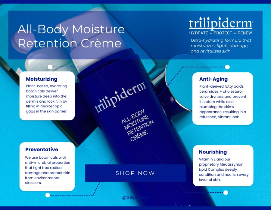 Meadowfoam lipid replacement cream application nourishes dry skin