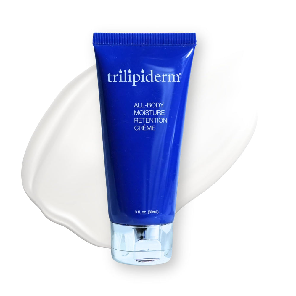 Trilipiderm quick absorption leaves skin feeling hydrated without residue