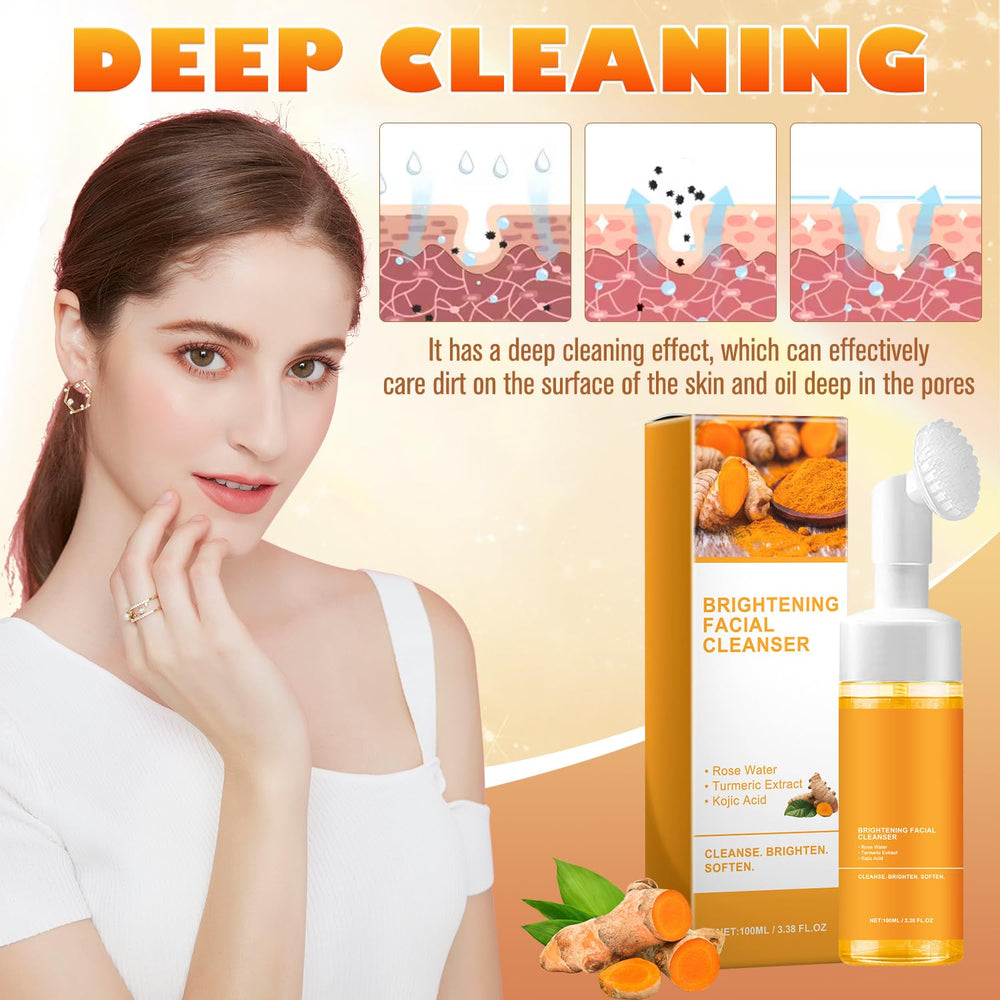 TRIMAKESHOP 2-pack turmeric cleanser bundle for skincare routine