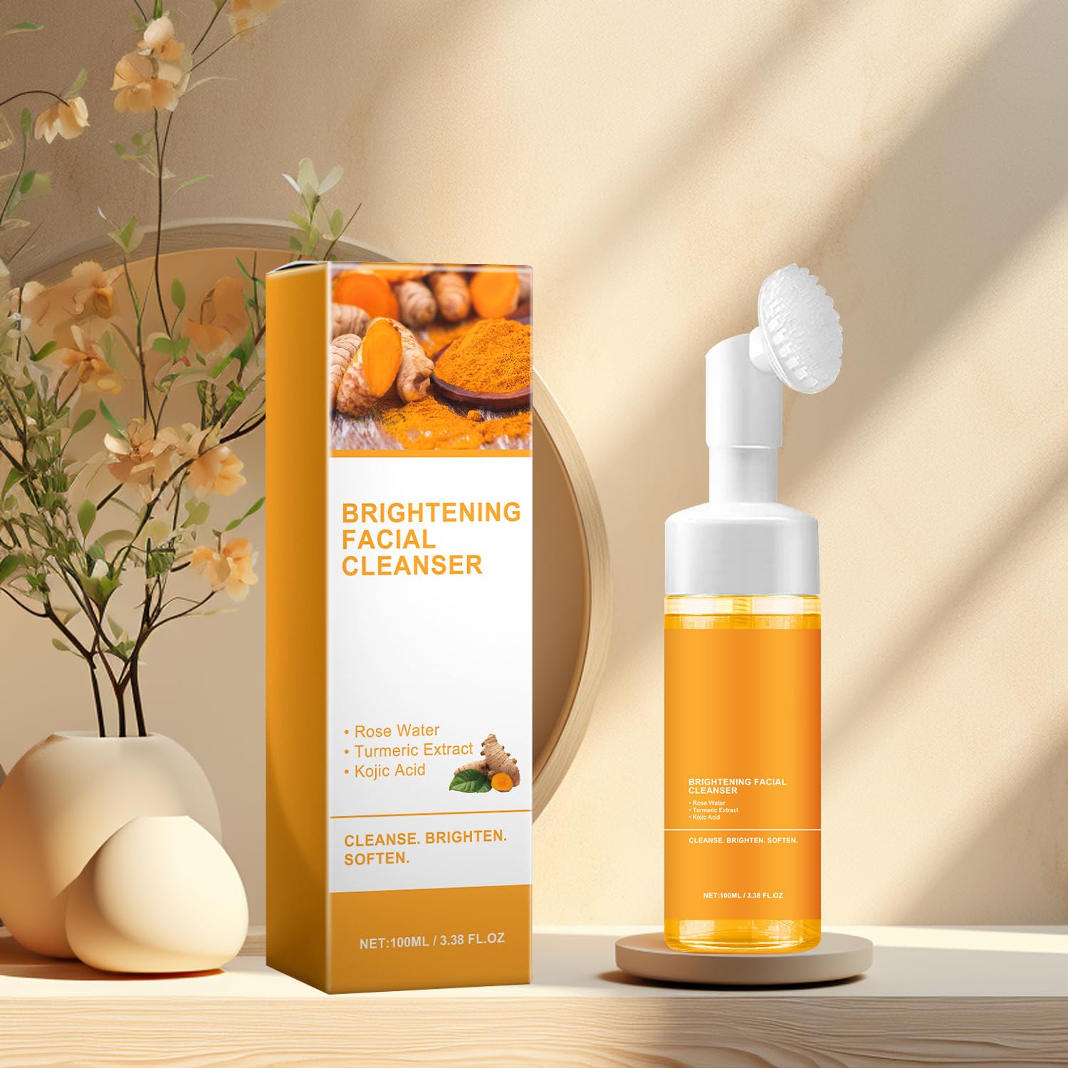 TRIMAKESHOP easy rinse cleanser ideal for quick morning routines