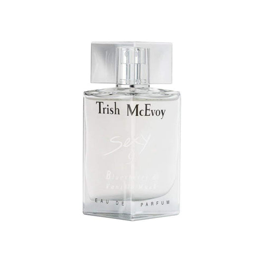 Trish McEvoy Sexy 9 EDP bottle showcasing its magnetic, spicy-sweet aroma.