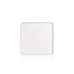 Trish McEvoy Snow eye shadow refill swatch shows rich pigment and blendability.