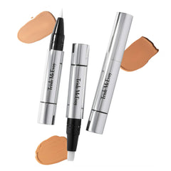 Trish McEvoy Under-eye brightener peach glow close-up.