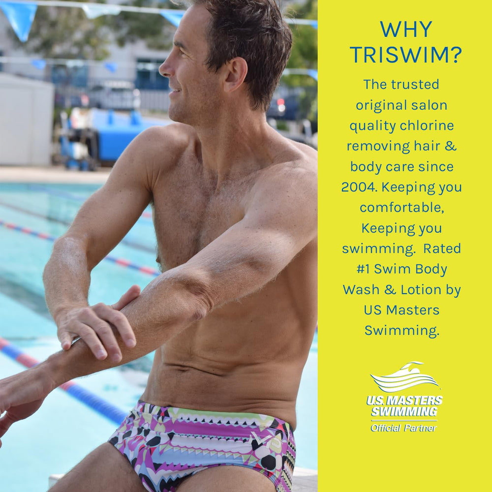 TRISWIM gift set mesh bag showcasing swimmers bundle and gift-ready packaging