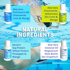 TRISWIM Conditioner in travel bag for hair moisture and shine on the go