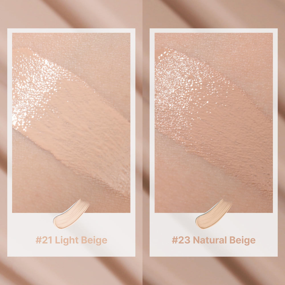 Troiareuke A+ Cushion Foundation Shade 21 long-wear swatch for all-day look