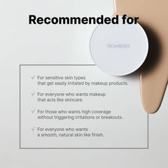 Troiareuke A+ Cushion Foundation Shade 21 water wrapping system showcases hydration delivery