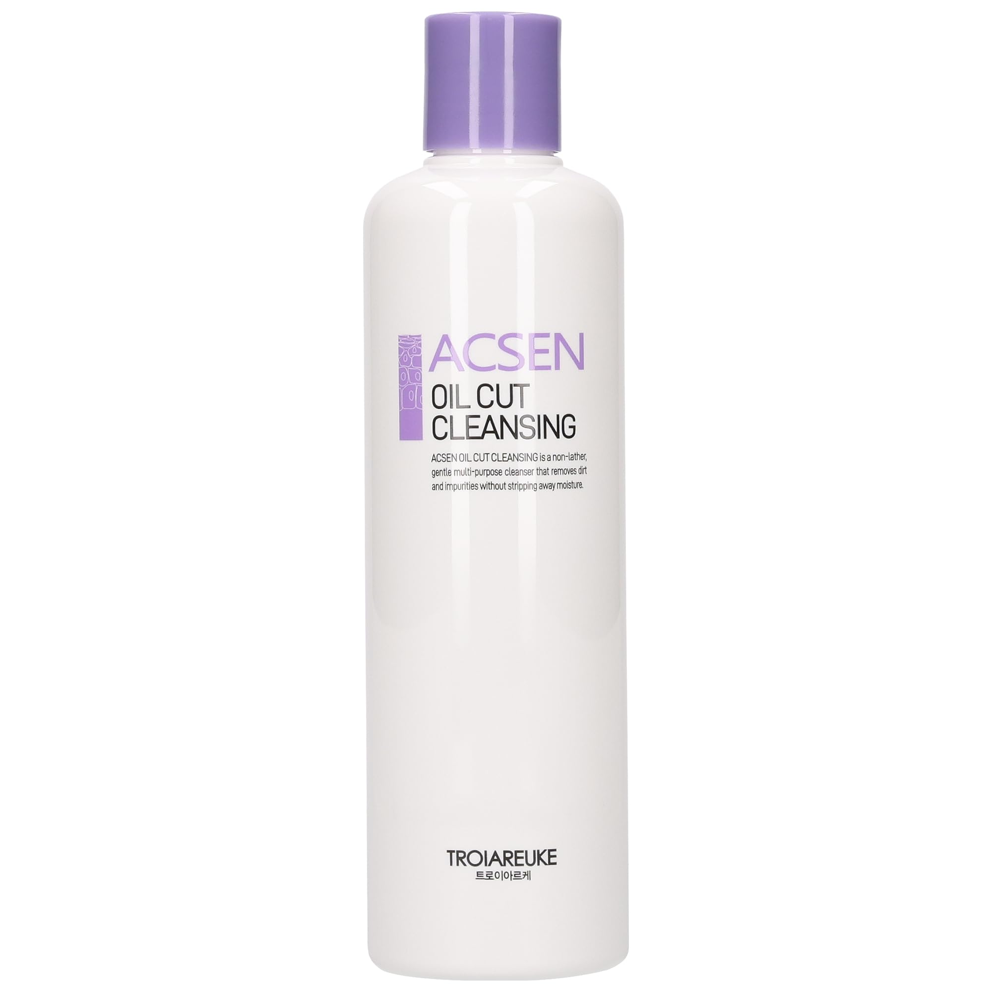 Troiareuke ACSEN Oil Cut Cleansing bottle with oil-free formula for sensitive skin.