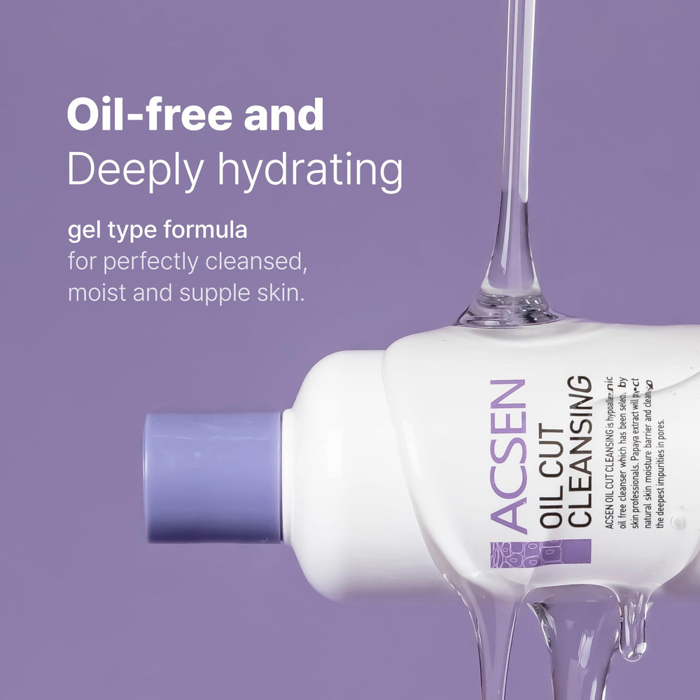 Closeup texture of Troiareuke ACSEN cleanser shows light, non-greasy foam.