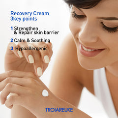 Bottle close-up highlighting olive oil and squalane in ACSEN Recovery Cream