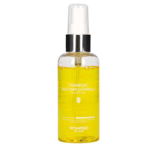 TROIAREUKE H+ Cocktail Ampoule Toner bottle close-up highlighting yellow formula for hydration boost