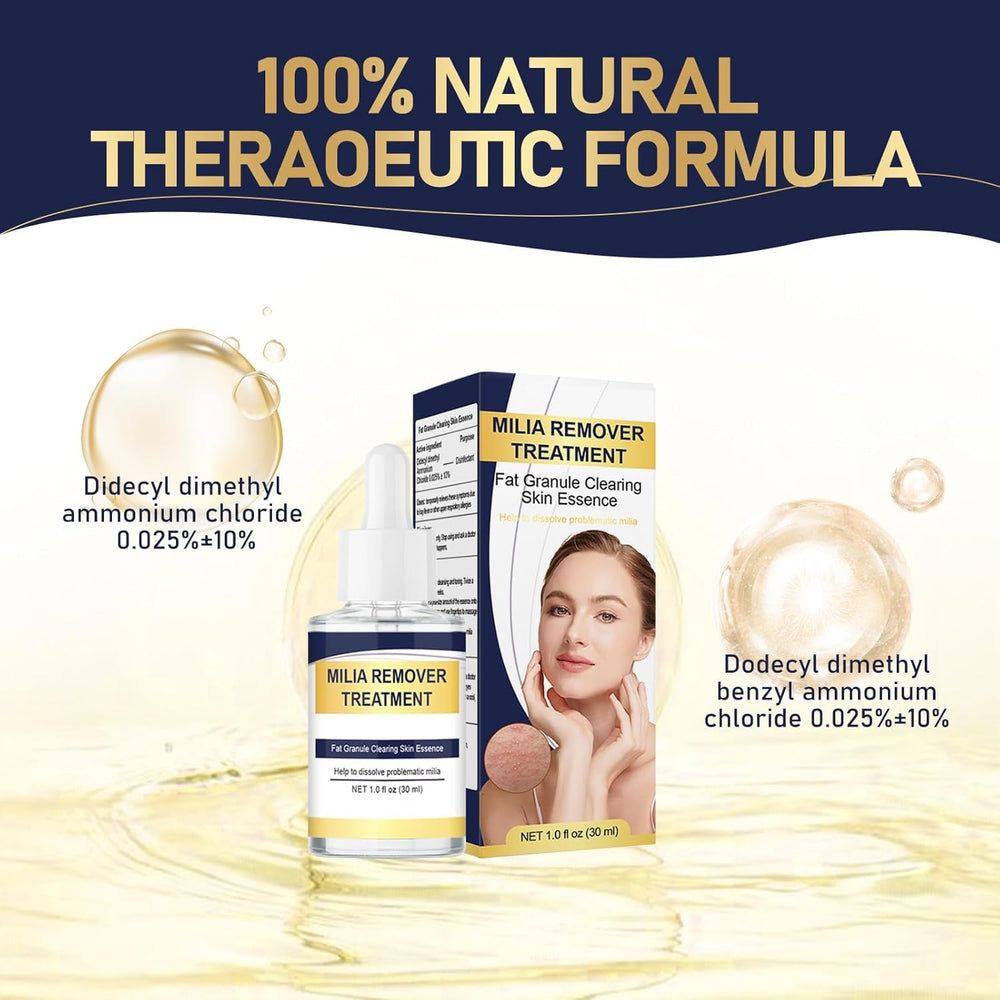 TROMED Milia Remover contains aloe vera to calm and hydrate.