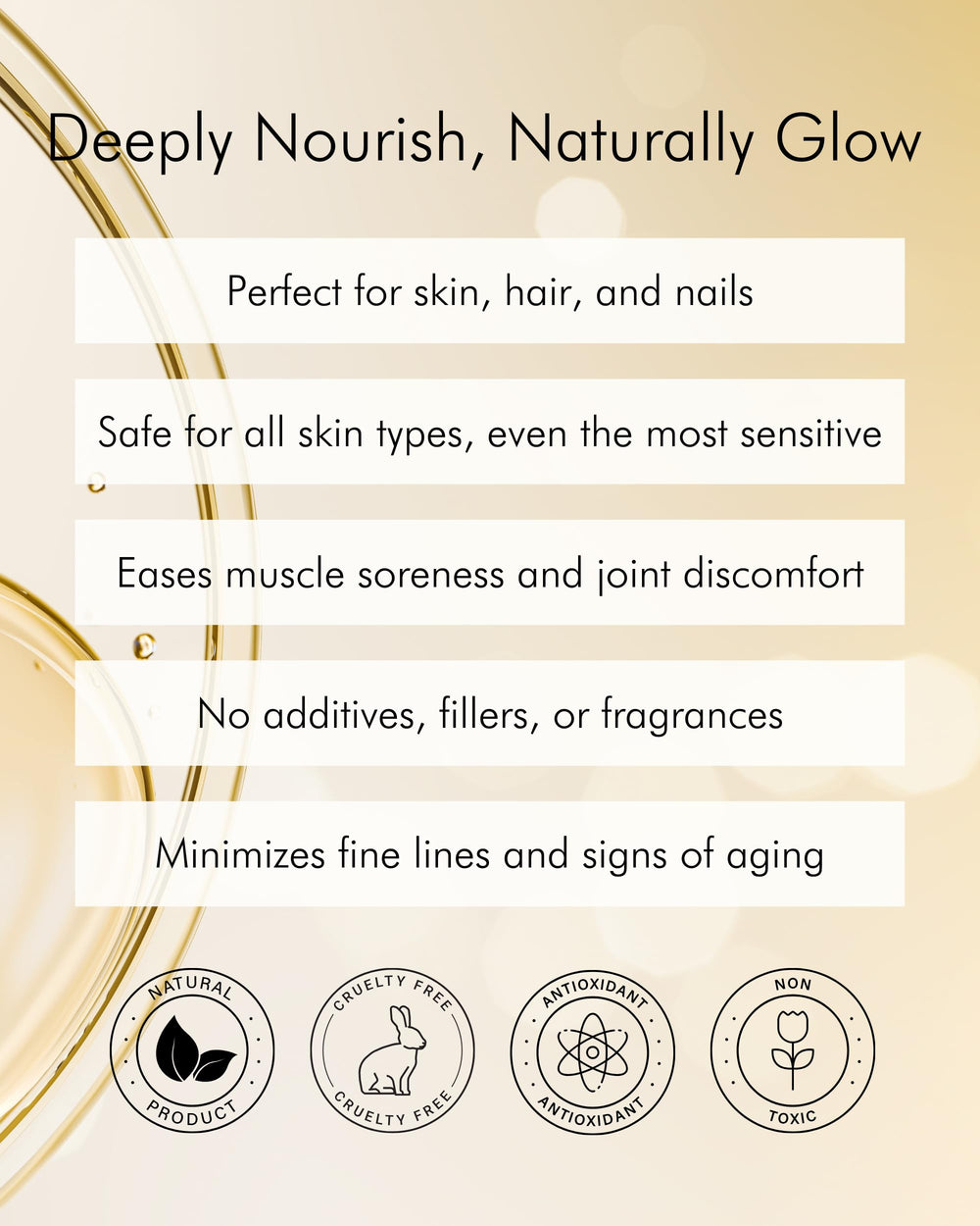 Facial routine with Tropical Holistic Emu Oil as daily moisturizer.