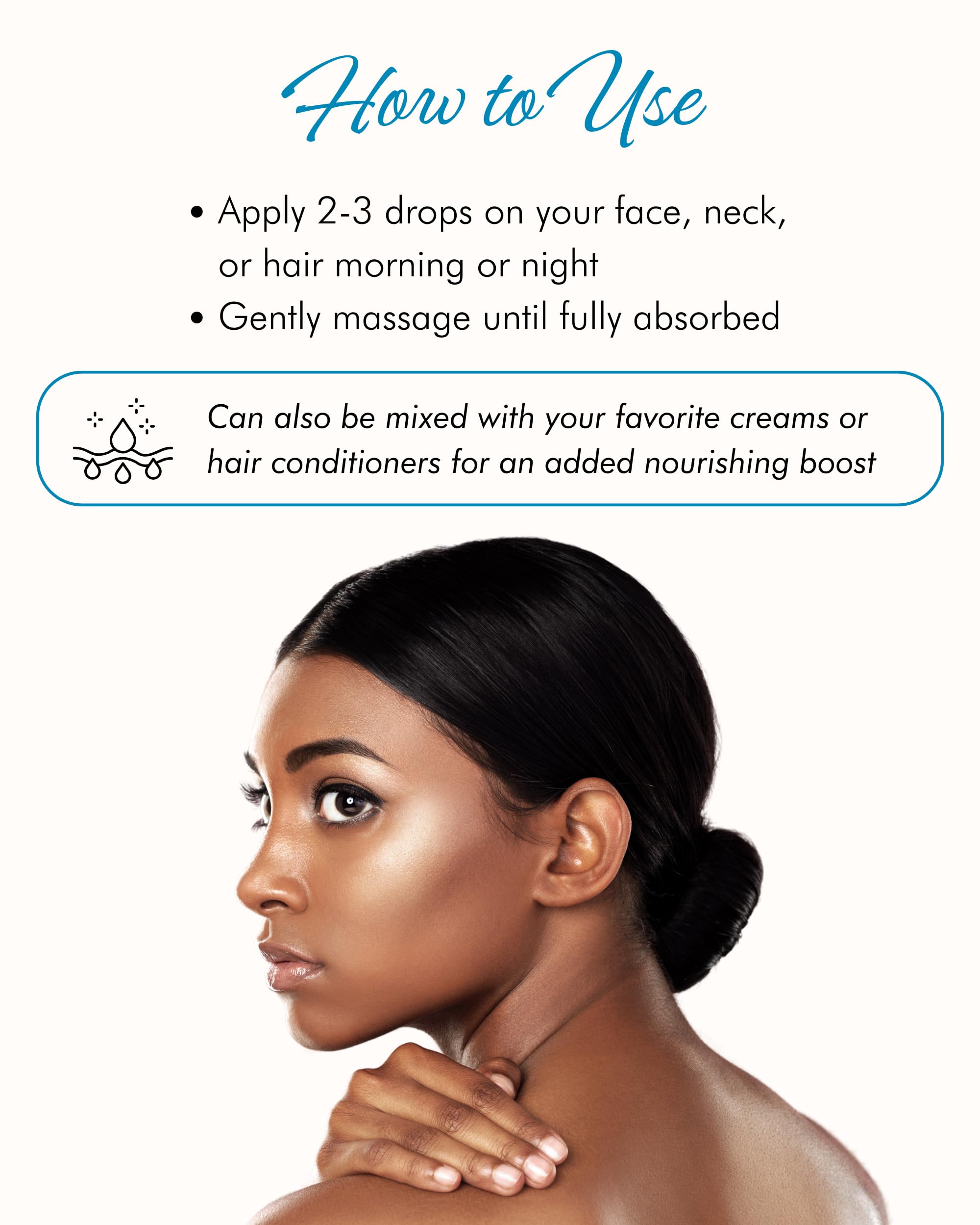 Tropical Holistic Vitamin E Oil as pre-wash scalp treatment.