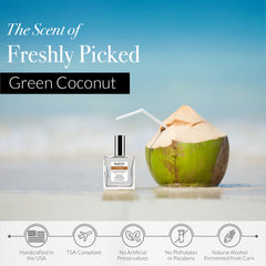 Tropical note splash illustration emphasizing vacation-inspired mood.