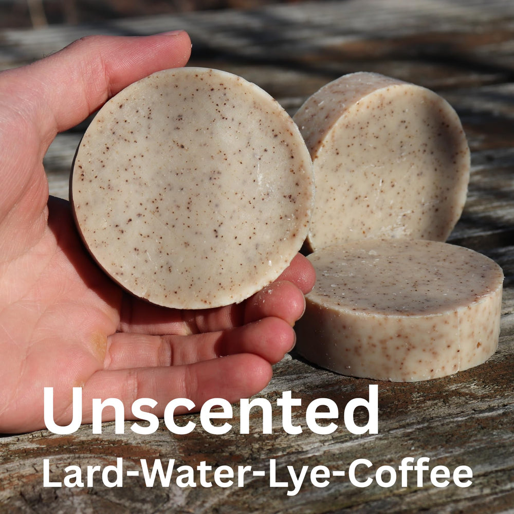 Troutcreeksoaps unscented coffee soap ideal for sensitive skin routines