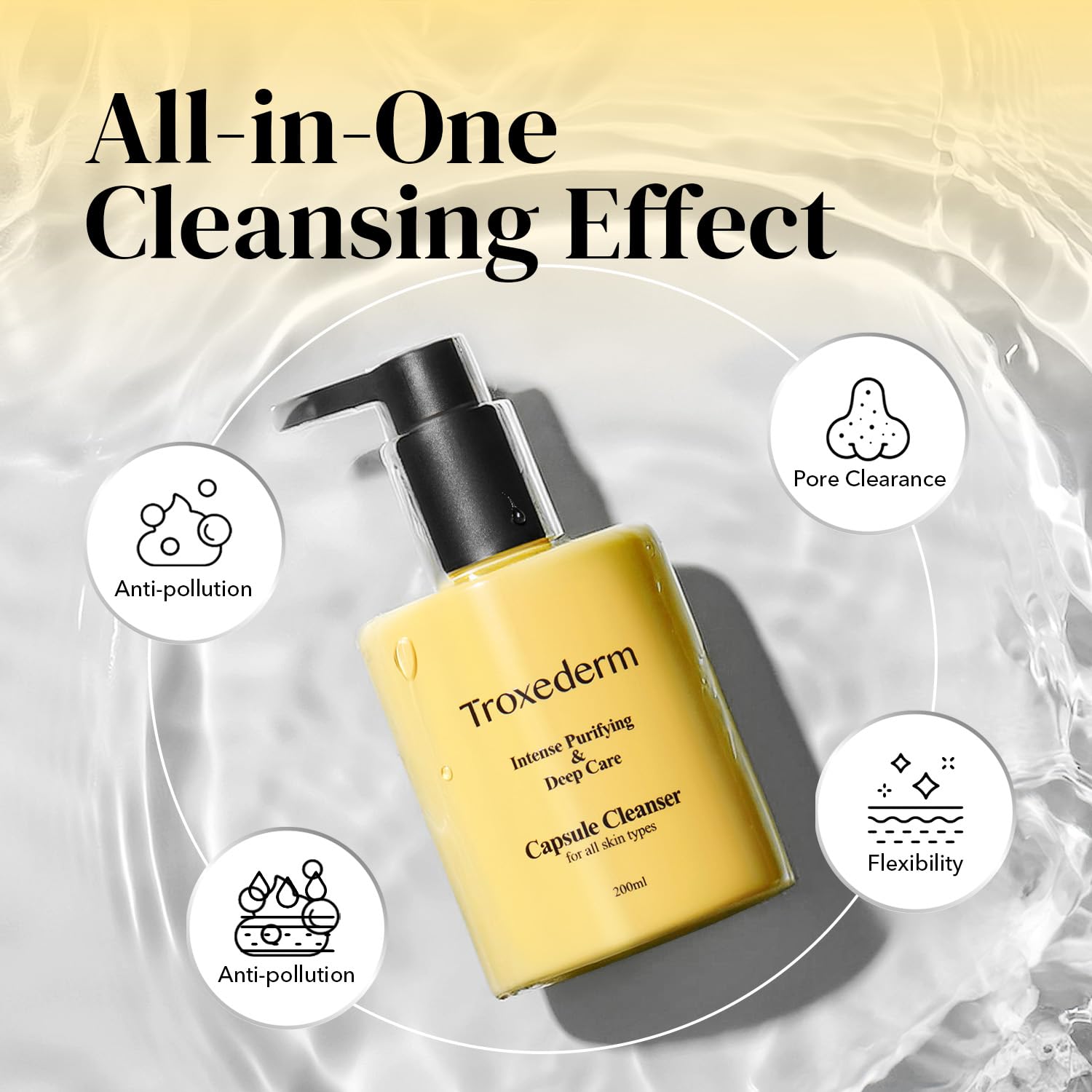 TROXEDERM gentle formula suitable for all skin types including sensitive skin.