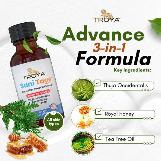 Troya Sani Tags 1oz cap open showing easy-access daily use