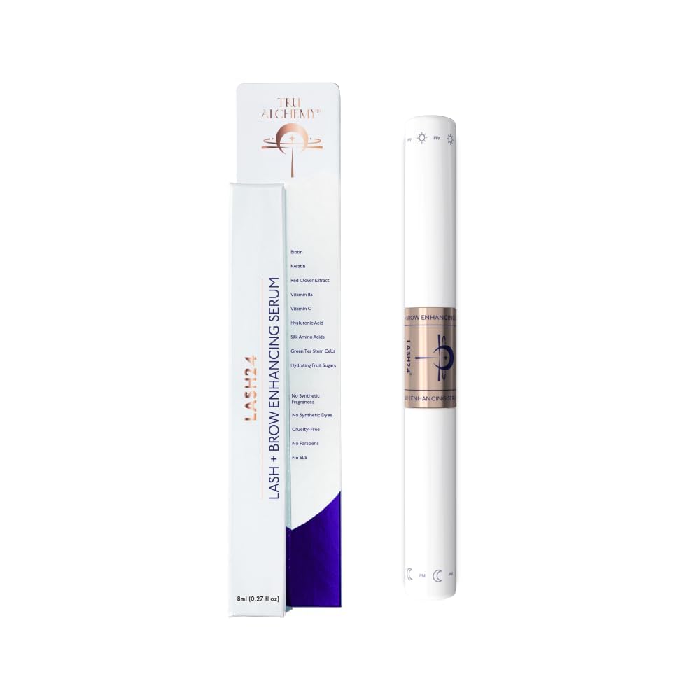 Tru Alchemy Lash24 bottle front for daily lash and brow care